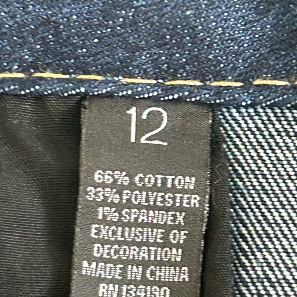 INC Denim Curvy Fit Boot Leg 12 - Picture 4 of 10